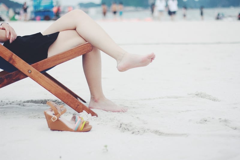 Yoga on the beach