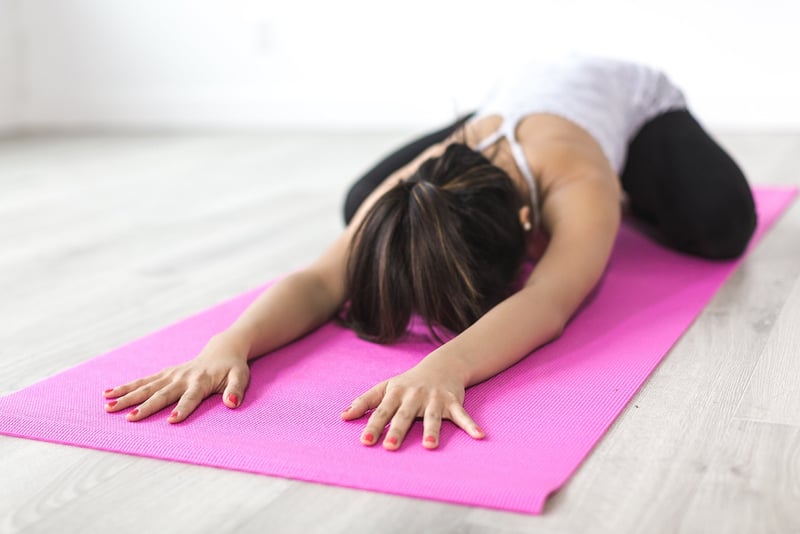 Restorative yoga pose